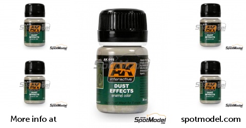 AK Interactive AK015: AK Weathering efects Dust 1 x 30ml (ref. AK-015)