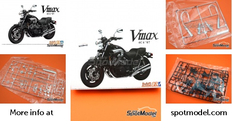 Aoshima 062302 Motorbike scale model kit 1/12 scale Yamaha