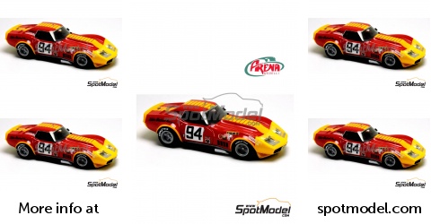 Kit Maquette Corvette C3 #6 Road America 1974 - Échelle 1/43 - Marque Arena Models - En Résine
