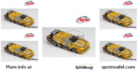 ALEZAN MODELS De Tomaso Pantera Zastrow 1990 - 1/43 - Kit Peint Résine Blanc - France