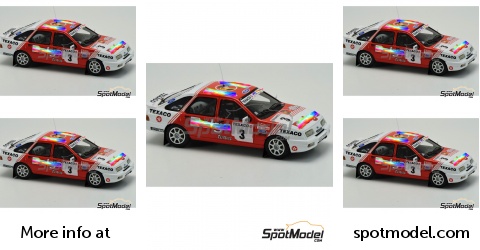 Miniature 1/43 Trofeu : Ford Sierra XR 4x4 #3, Boucles De Spa 1988, Droogmans