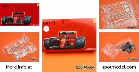 Ferrari F1 87/88C Equipo Scuderia Ferrari patrocinado por Fiat - Campeonato  del Mundo FIA de Formula 1 1988. Maqueta de coche en escala 1/20 fabricado