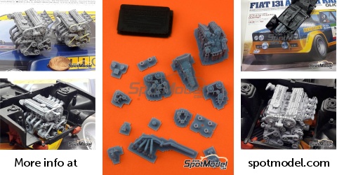 GPmodeling 131TAM120: Engine 1/20 scale - Fiat 131 Abarth Group 4 
