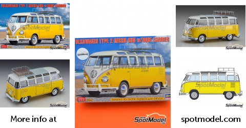Hasegawa 1/24 model kit Volkswagen Type 2 Delivery Van Egg Girls Steampunk 10082
