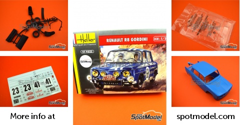 HACHETTE 1/24 RENAULT 8 GORDINI 1966 NEUF COLLECTION VOITURE