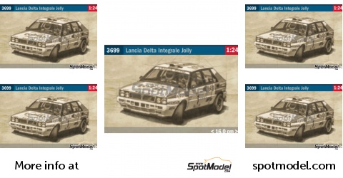 ITALERI KIT 1/24 LANCIA DELTA HF INTEGRALE 16V GR.A °3689 APERTA