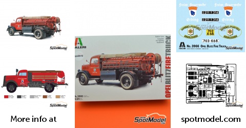 ITALERI, SCANIA T143M 500 Topline 4x2 à assembler et à peindre, échelle