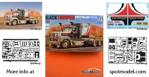 Maquette Camion d'Australien Western Star 1/24
