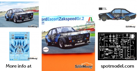 Italeri 3655 - FORD ESCORT RS1800 MK.II 1979 - échelle 1/24 Italeri 3655 - FORD ESCORT RS1800 MK.II 1979 - échelle 1/24