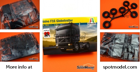 Maquette camion : Volvo F-16 Globetrotter Italeri pas cher Maquette camion : Volvo F-16 Globetrotter Italeri pas cher
