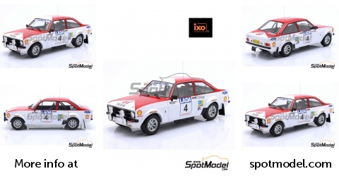 IXO Models 1/18 - Ford Escort MKII RS #4 - 1977 Ari Vatanen - Occasion