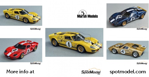 1/43 Spark 1968 Ford GT40 Mk II #95 3rd 24h Daytona Holman & Moody Walt  Hansgen, Mark Donohue Car Model 