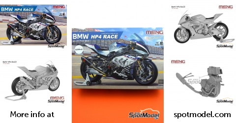 Kit maquette moto miniature BMW S1000 RR 1-12me - Streetmotorbike