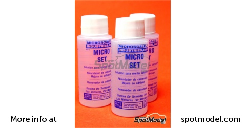 Microscale MI-1: Decal products Microset decal liquid Blue bottle 1 x 30ml  (ref. MI-1)