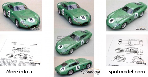ASTON MARTIN DP214 (TM43-28A) • LE MANS 1963 par TECNOMODEL MYTHOS