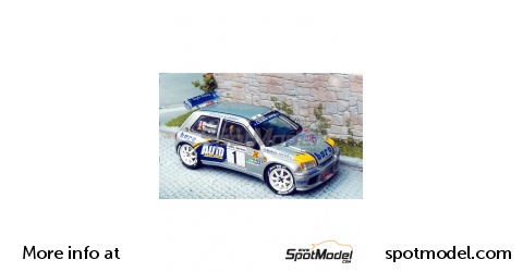 Coffret Numéroté Renault Clio III RS Gordini 1/43 Résine Spark - Collection