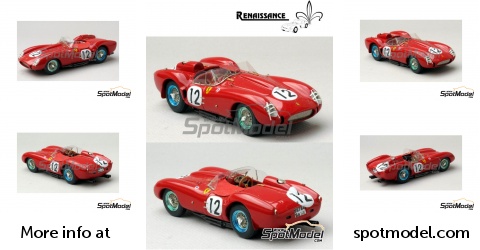 Alezan Models . Kit Peint 1/43 . Michalak Ferrari Cilindro . 1989