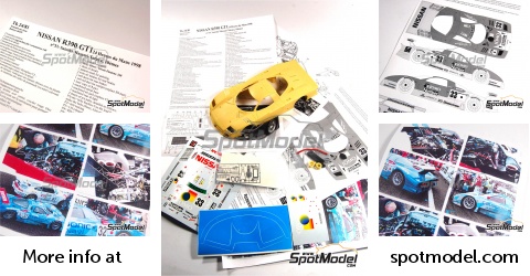 Maquette Auto Provence Moulage 1/43 – Nissan R390 Jomo #33 – 10e Le Mans 1998 – Occasion