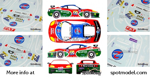 1/43 BBR FERRARI 360 Modena N/GT FIA GT France Base En Cuir EX08 MG408