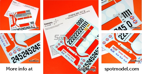 Slot Car Porsche 917 K 81 Le Mans 1981 N° 10 Kremer 1/32 Le Mans 1981 N 10 Kremer 1 32 Le Mans Miniatures 13208110m