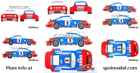 Porsche 911 SC #9 Therier – Tour De Corse 1980, Hachette 1/24 WRC (occasion)
