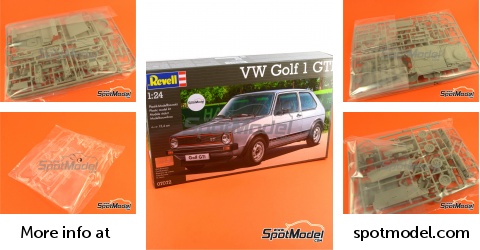 Revell 1/24 Scale Model Car Kit 07072 - Volkswagen Golf 1 GTI