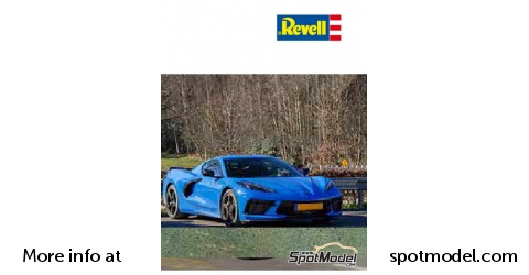 Revell 07714: Maqueta de coche escala 1/24 - Corvette C8 Coupe (ref.  REV07714)
