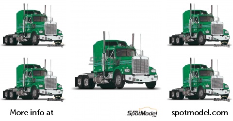 Semi Truck Model Kits: Peterbilt, Kenworth, Plastic & Wood Kits