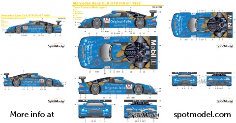 Mercedes-Benz CLK-GTR Mug – Artlines Design