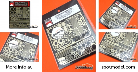 Scale Motorsport 8113: Detail up set 1/24 scale - Sauber Mercedes C9 - for  Tamiya references TAM24091, TAM24310 and TAM24359 (ref. SM8113)