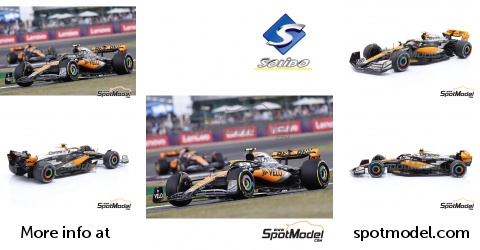 Modèle Réduit Burago McLaren MCL60 2023 Grand Prix Britannique F1 - Échelle 1:43 - Neuf En Vitrine