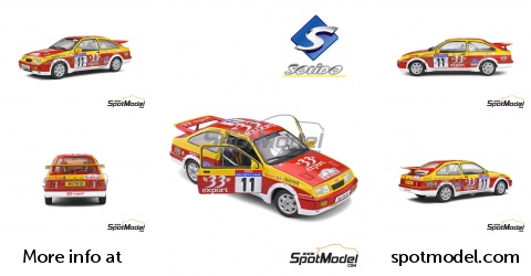 Miniature Altaya 1/18 - Ford Sierra Cosworth 1987 N°67 - Carlos Sainz - Rallye, Neuve