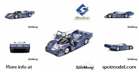 Voiture De Course Vintage Solido Solido 1/18 Porsche 956LH 24H Le Mans 1983 : La Légende Du Mans