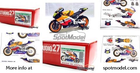 Studio27 TK1212C 1:12 Honda RC211V Repsol Moto GP 2003 trans kit