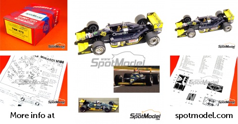 Tameo kits TMK 59 (1/43) AGS Cothworth JH22 Imola GP 1987