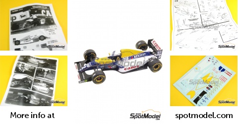 Miniature Williams Renault FW15C – Prost/Hill – GP Europe 1993 – Tameo 1/43
