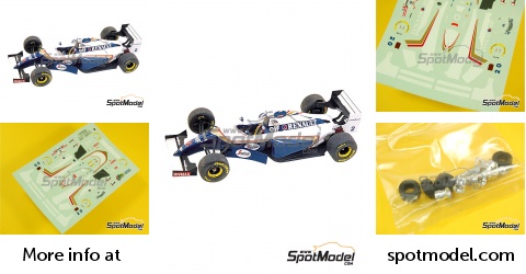 Tameo Kits TMK190: Car scale model kit 1/43 scale - Williams 