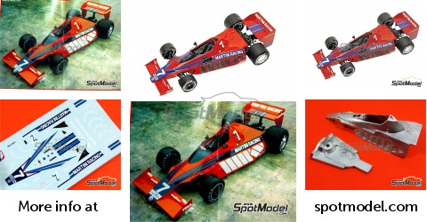 Tameo Kits TMK259: Car scale model kit 1/43 scale - Brabham Alfa