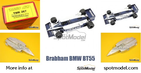 1/43 Brabham BT55 Monaco GP 1986 Riccardo Patrese #7 [S4349], Toy Hobby