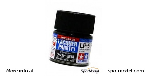 LP-5 Tamiya Lacquer Semi-Gloss Black 10ml