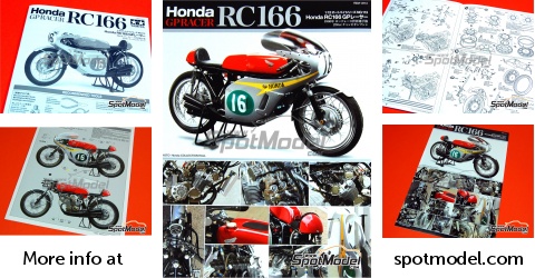 La maqueta de la Honda RC166 de Tamiya es tan real como increíble