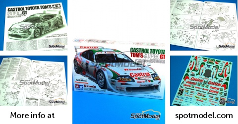 Castrol Toyota Tom's Supra GT - Maquette Tamiya 24163 1:24