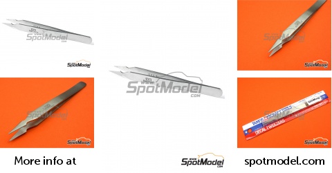 Pinzas rectas. Herramienta de modelismo fabricado por SpotModel (ref.  SPOT-019)