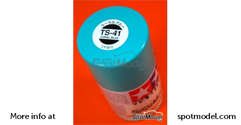 Tamiya TS 41 bleu Corail bombe de 100 ml