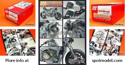Planche De Décalques Studio 27 1/12 – Honda RC211V 2004 Pons Biaggi Tamada, Occasion