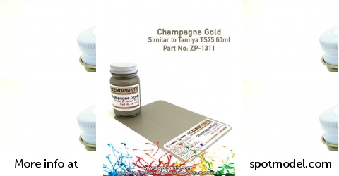 ZP - Metallic Gold Paint - Similar to TS84 60ml - 1312