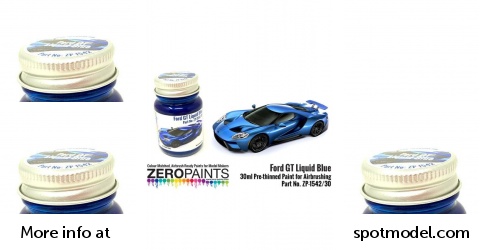 Ford GT Liquid Blue Paint 30ml - Zero Paints