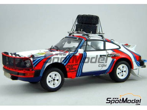 Image 1: Porsche 911SC Martini Racing - Safari Rally 1978 | Model car kit in 1/24 scale manufactured by Arena (ref. ARE862-24) Image 1: Porsche 911SC Martini Racing - Safari Rally 1978 | Model car kit in 1/24 scale manufactured by Arena (ref. ARE862-24)