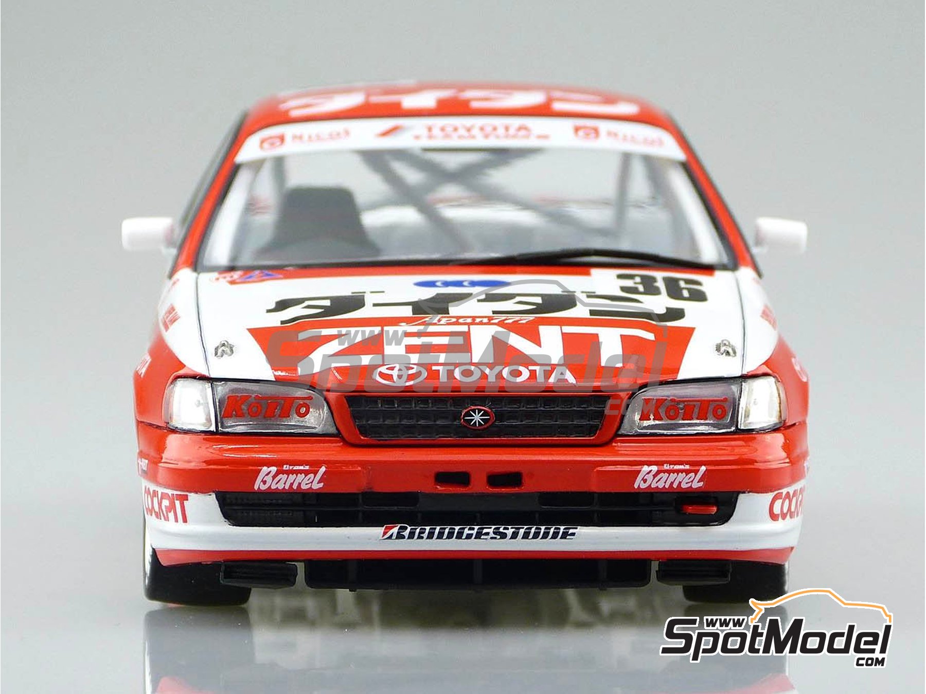 Image 3: Toyota Corona ST191 Zent - Japan Touring Car Championship (JTCC) 1994 | Model car kit in 1/24 scale manufactured by Beemax Model Kits (ref. B24013) Image 3: Toyota Corona ST191 Zent - Japan Touring Car Championship (JTCC) 1994 | Model car kit in 1/24 scale manufactured by Beemax Model Kits (ref. B24013)