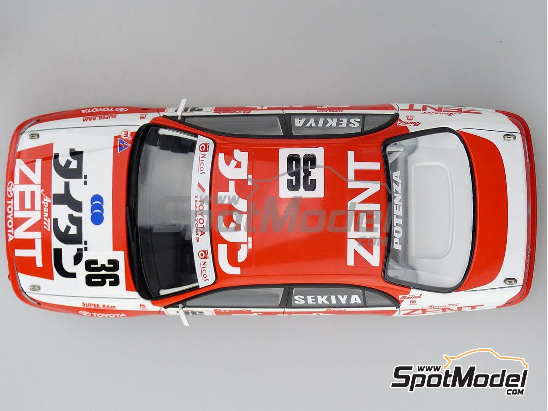 Image 5: Toyota Corona ST191 Zent - Japan Touring Car Championship (JTCC) 1994 | Model car kit in 1/24 scale manufactured by Beemax Model Kits (ref. B24013) Image 5: Toyota Corona ST191 Zent - Japan Touring Car Championship (JTCC) 1994 | Model car kit in 1/24 scale manufactured by Beemax Model Kits (ref. B24013)